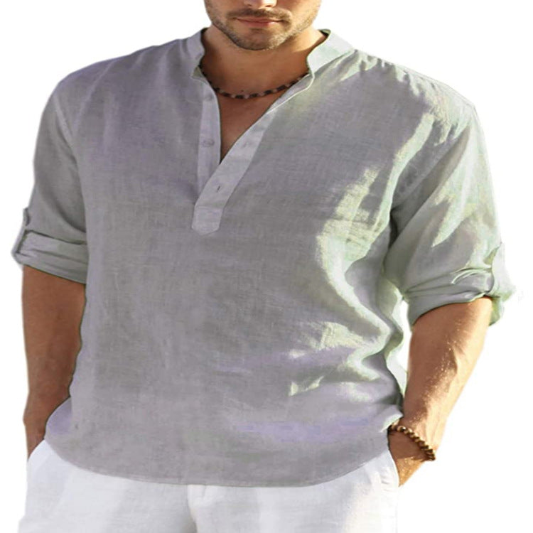 Camisa de Lino para Hombre | Ligera y Transpirable algodón de calidad