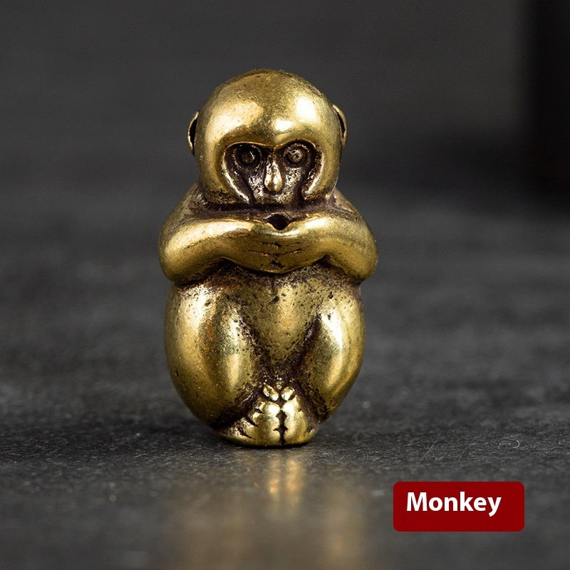 Mascota Zodiacal China en Cobre | Amuleto de Prosperidad