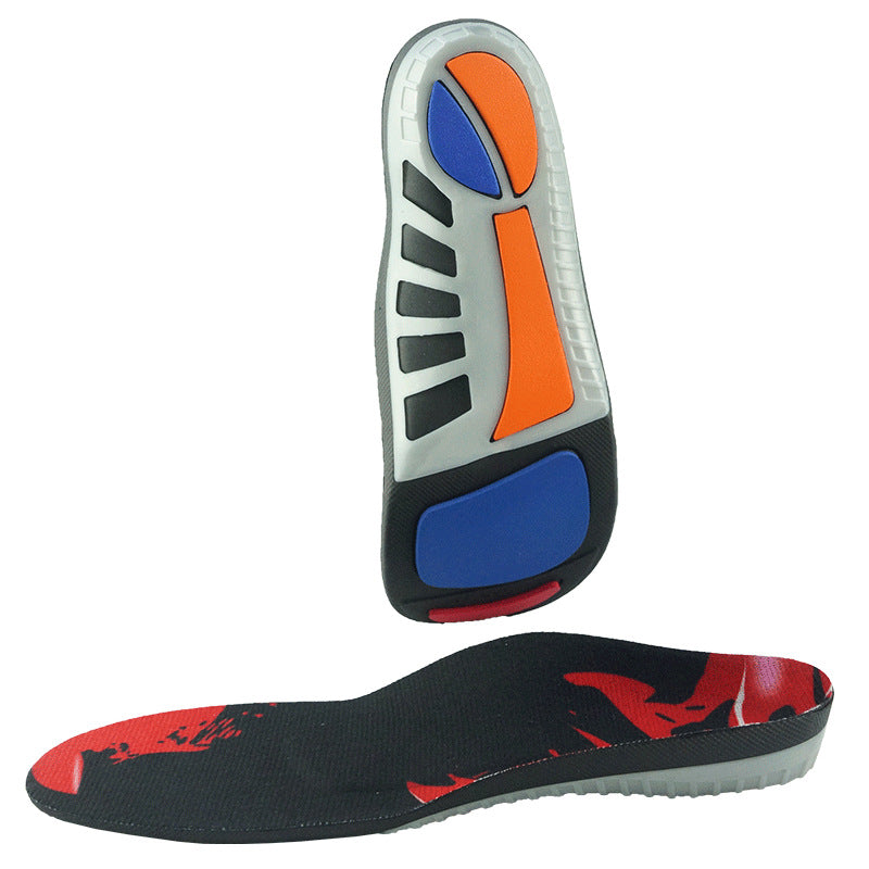 Inner And Outer Eight-character High Elastic Buffer Shock-absorbing Insole